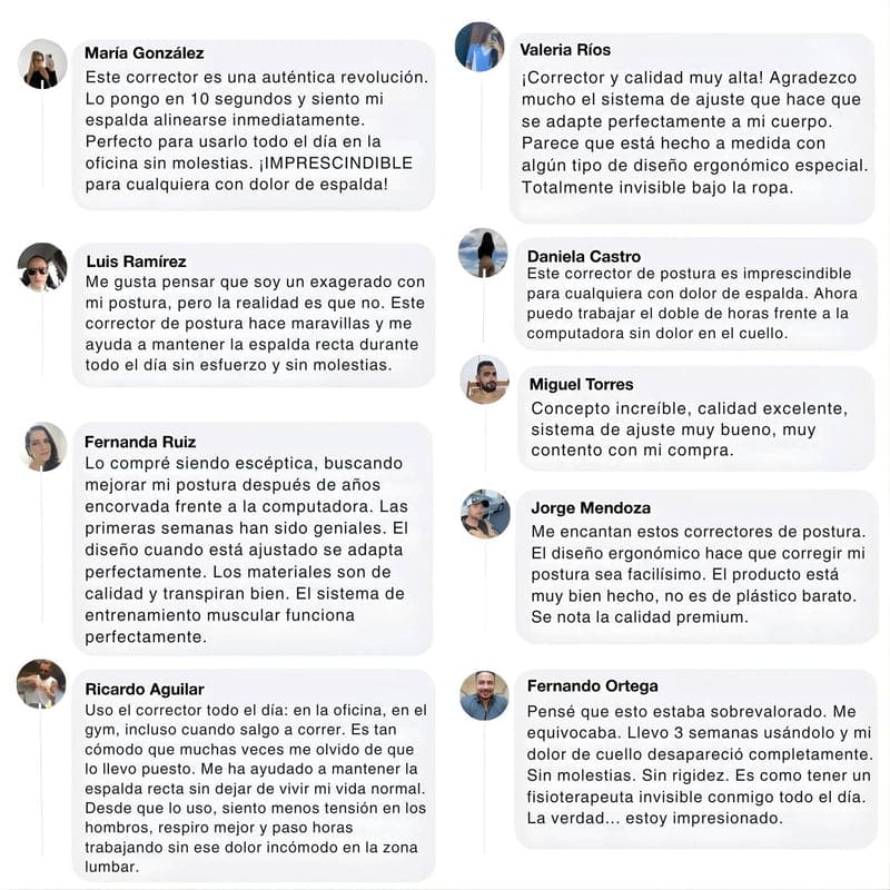 Davirae™ Corrector de postura instantáneo